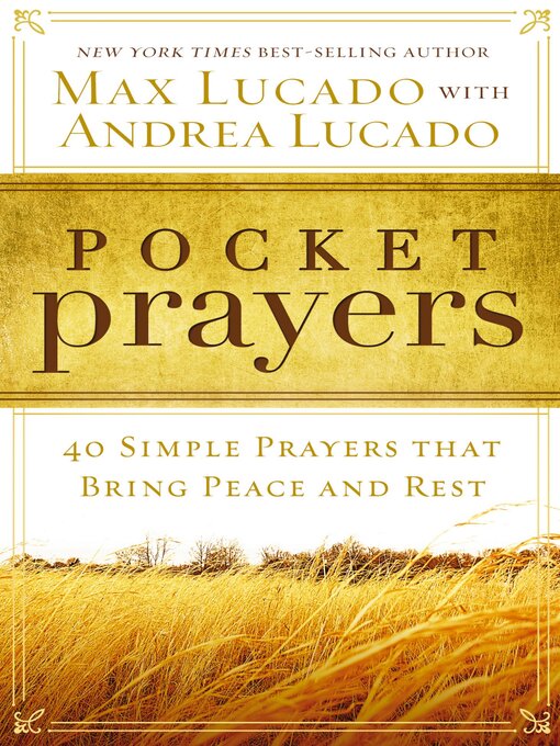 Title details for Pocket Prayers by Max Lucado - Available